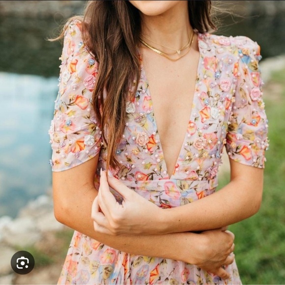 LoveShackFancy Akira Maxi Dress size 6 - Picture 3 of 5